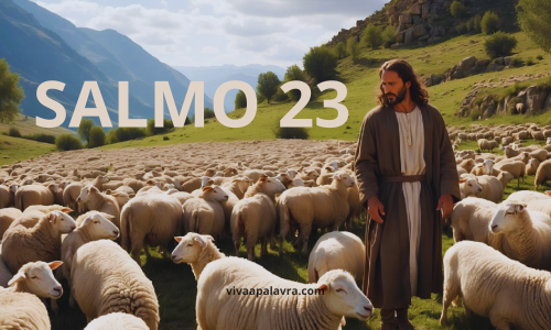 Salmo 23:1-5: a segurança, paz e amor que Deus oferece como nosso Pastor e Protetor.